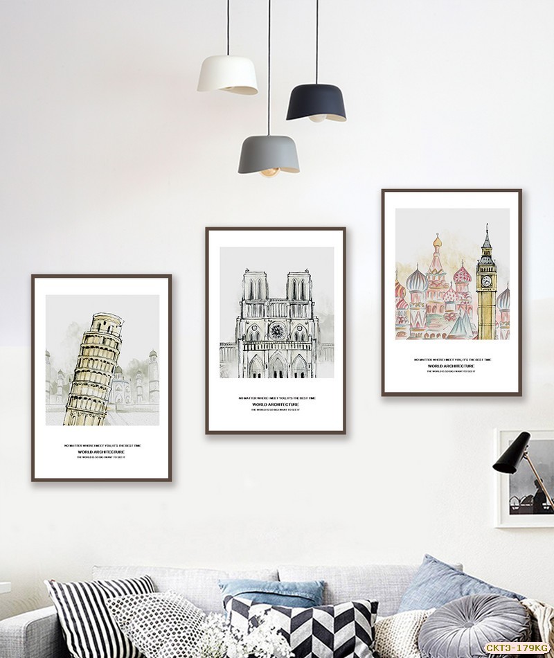 Kiến trúc - địa danh Châu Âu CKT3-179KG